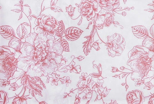 Retro Rose Floral Toile Pillowcase Set - PRESALE EVENT