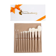 Pretty As A Peach 12pc Bling Makeup Brush Set - Gold or Silver