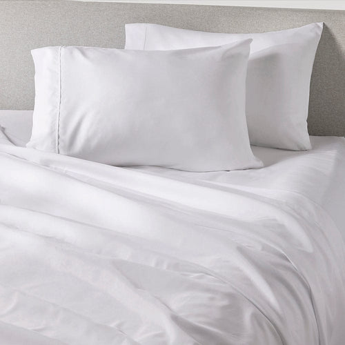 Classic White Low Profile Sheet Set For 8