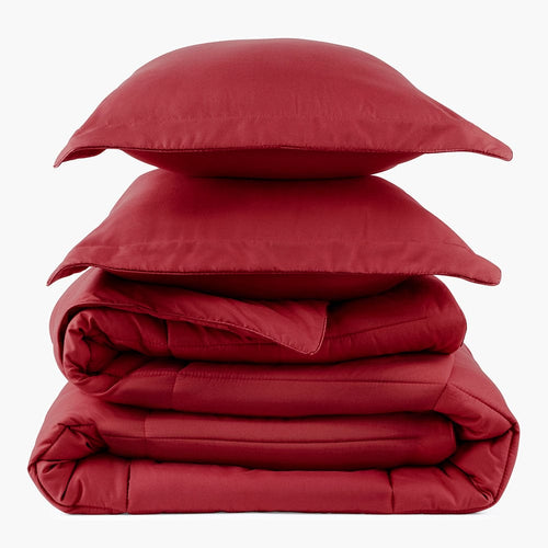 Deep Crimson Red Oversized Comforter Set alternate