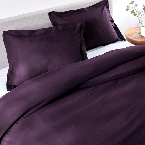 Eggplant Duvet Cover Set