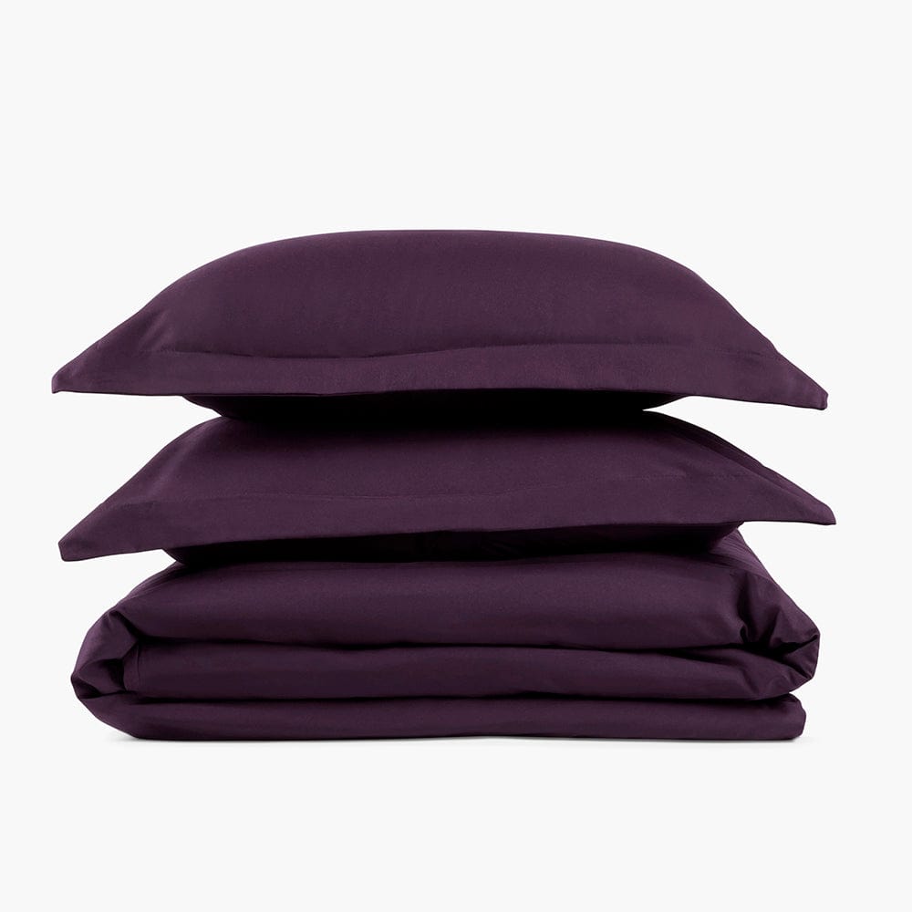 Eggplant Duvet Cover Set