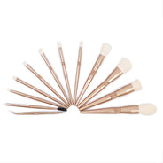 Pretty As A Peach 12pc Bling Makeup Brush Set - Gold or Silver