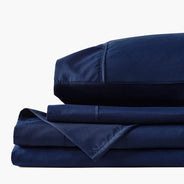 Mariner Blue Low Profile Sheet Set For 8