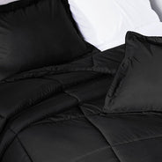 Midnight Black Oversized Comforter Set