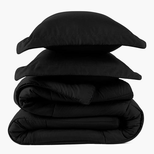 Midnight Black Oversized Comforter Set alternate