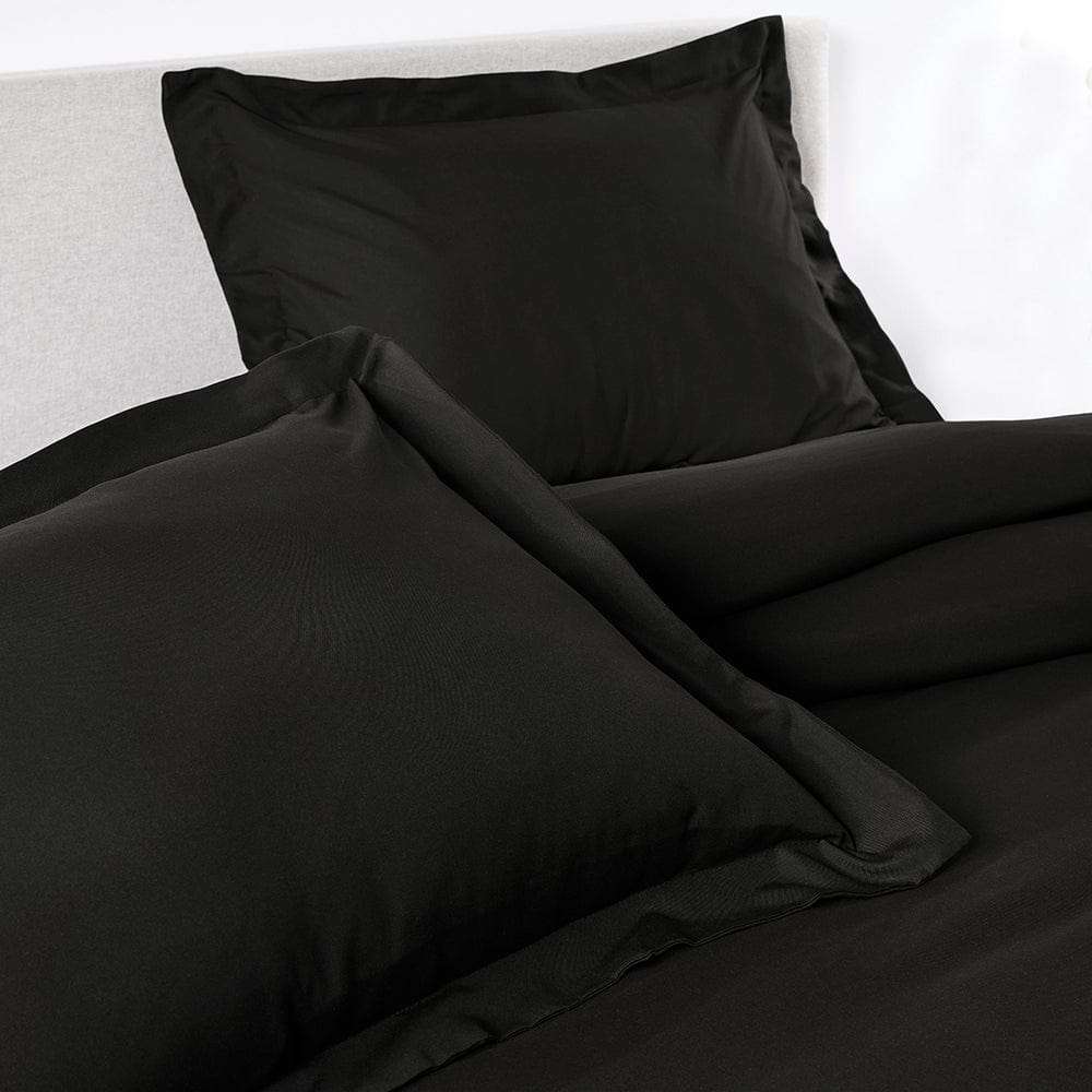 Midnight Black Duvet Cover Set