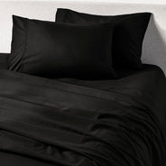 Midnight Black Sheet Set