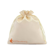 Pretty As A Peach Satin Shower Bonnet Set