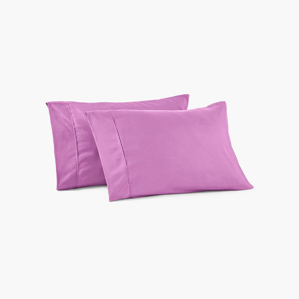 Load image into Gallery viewer, Purple Orchid Pillowcase Set