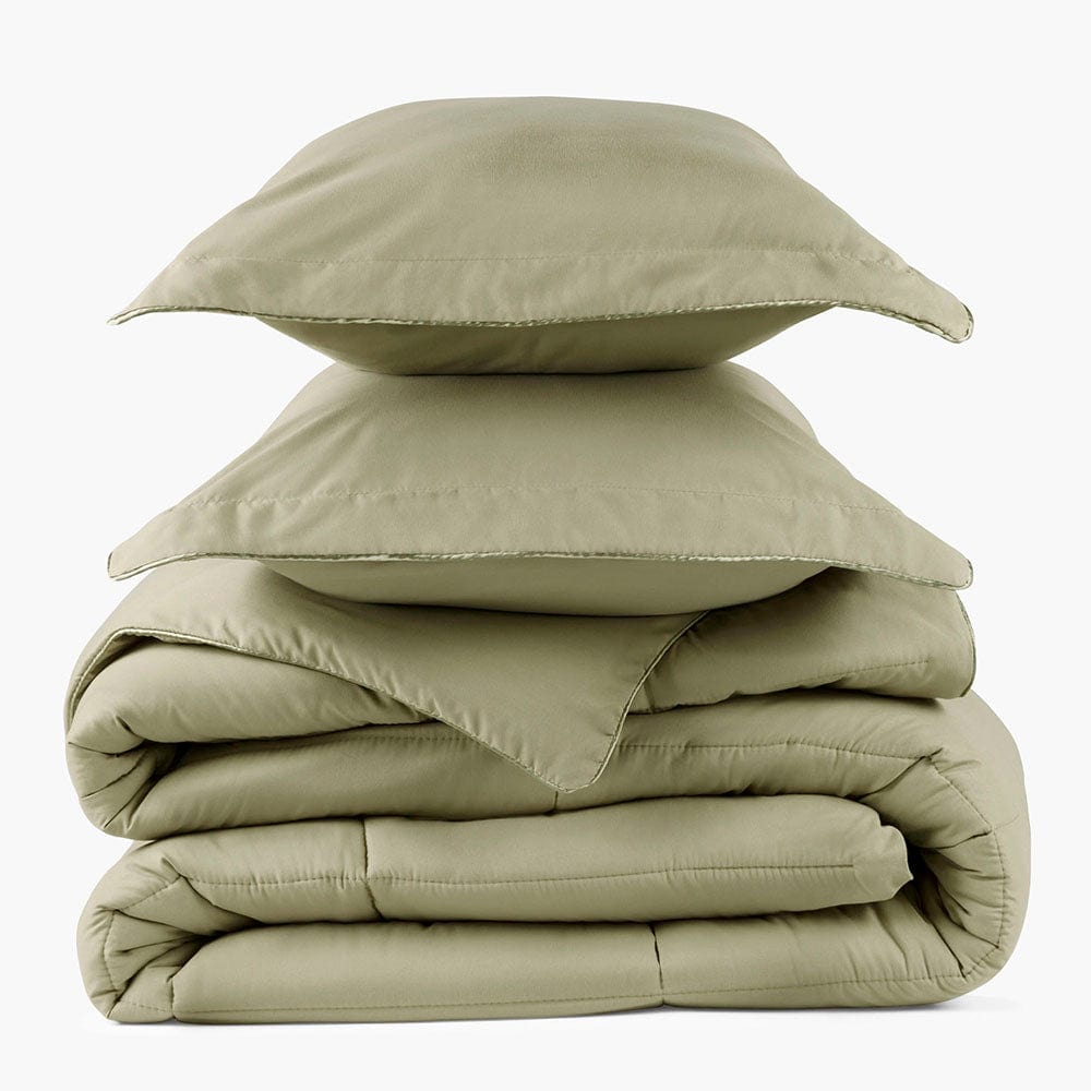 Sage Green Oversized Comforter Set