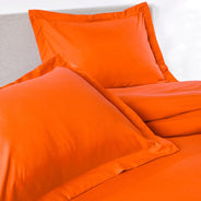 Sunkissed Orange Duvet Cover Set