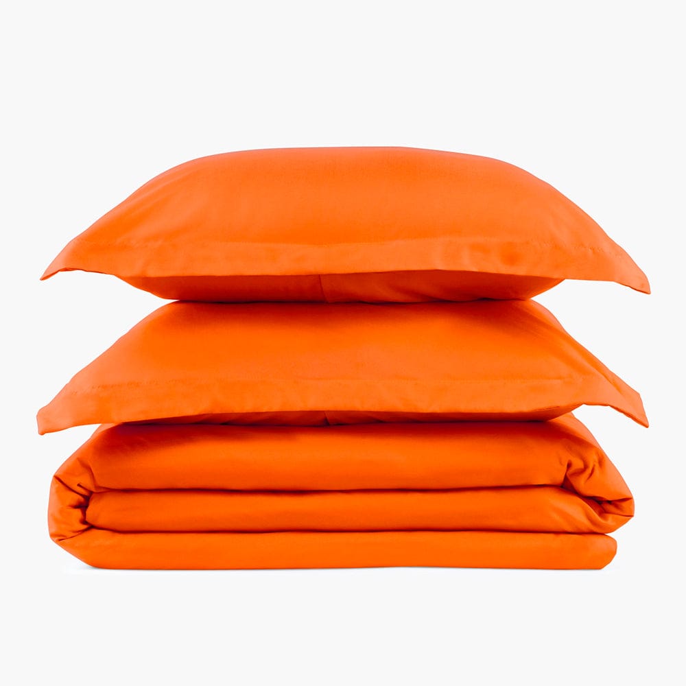 Sunkissed Orange Duvet Cover Set