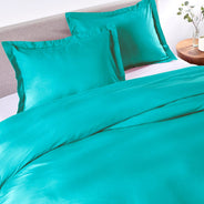 Tiki Turquoise Duvet Cover Set