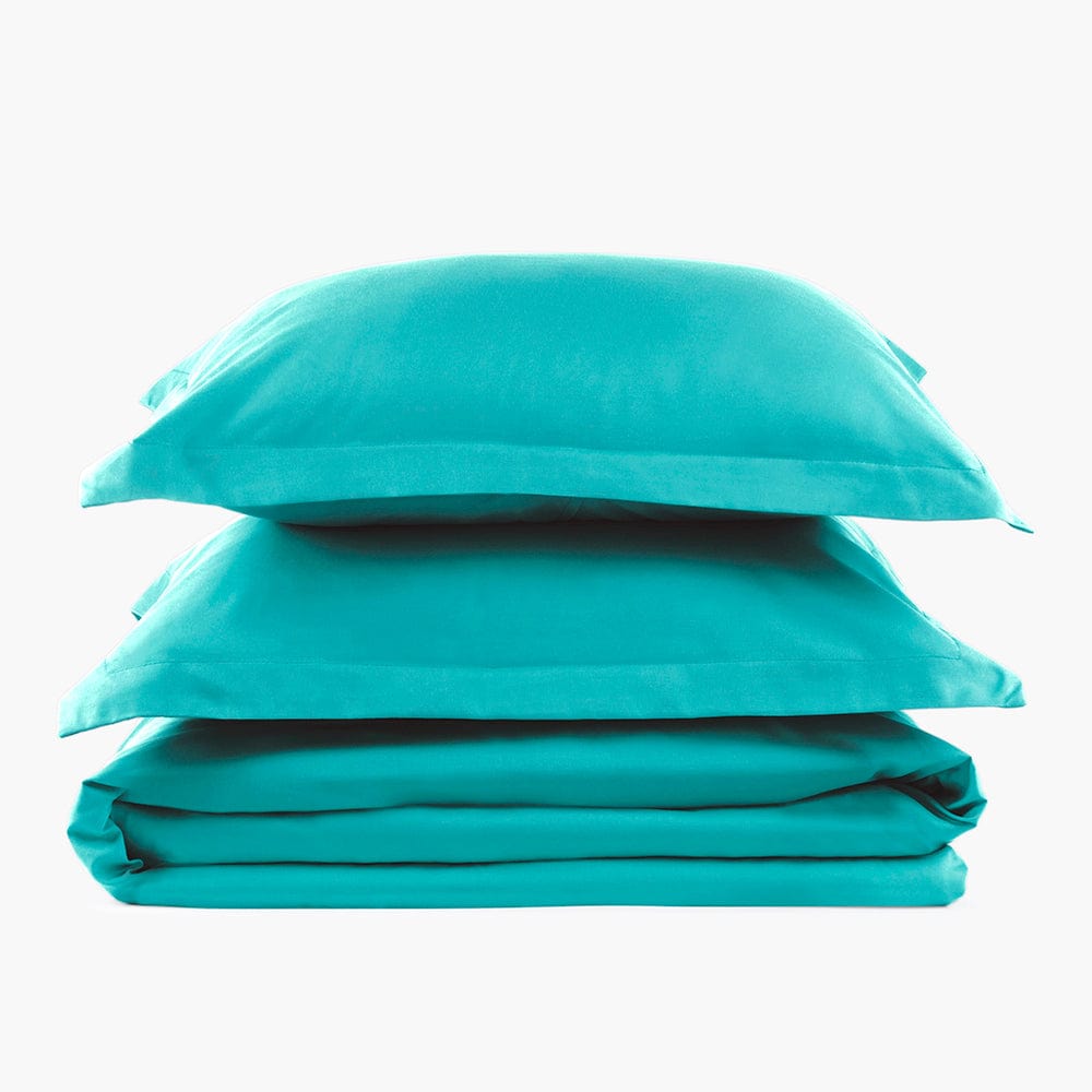 Tiki Turquoise Duvet Cover Set