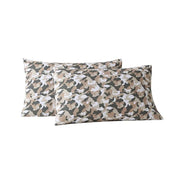 Graphite Gray Camouflage Pillowcase Set - Preorder Ships January