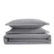 Graphite Gray Oversized Quilt Set - PRESALE EVENT