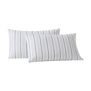 Neutral Twill Stripe Pillowcase Set - Preorder Ships January