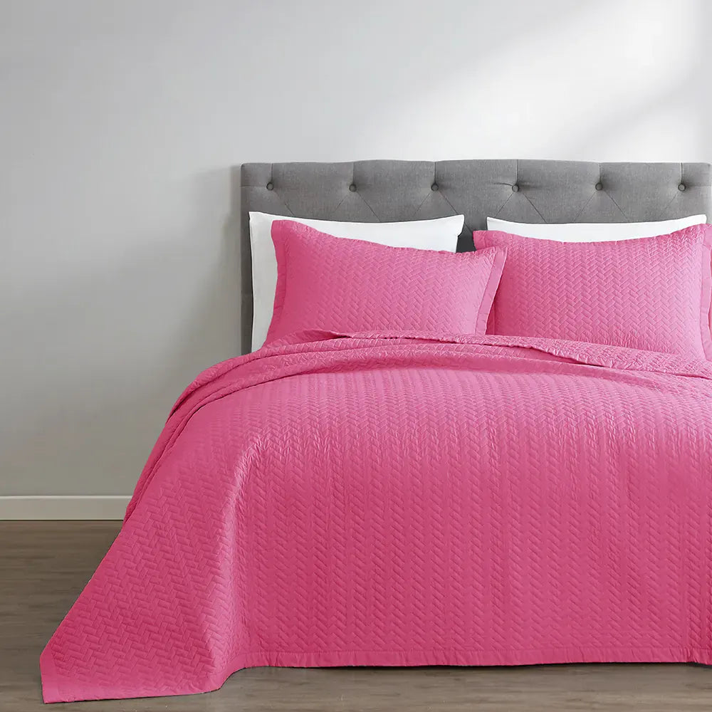 Passion Pink Oversized Quilt Set - PRESALE EVENT