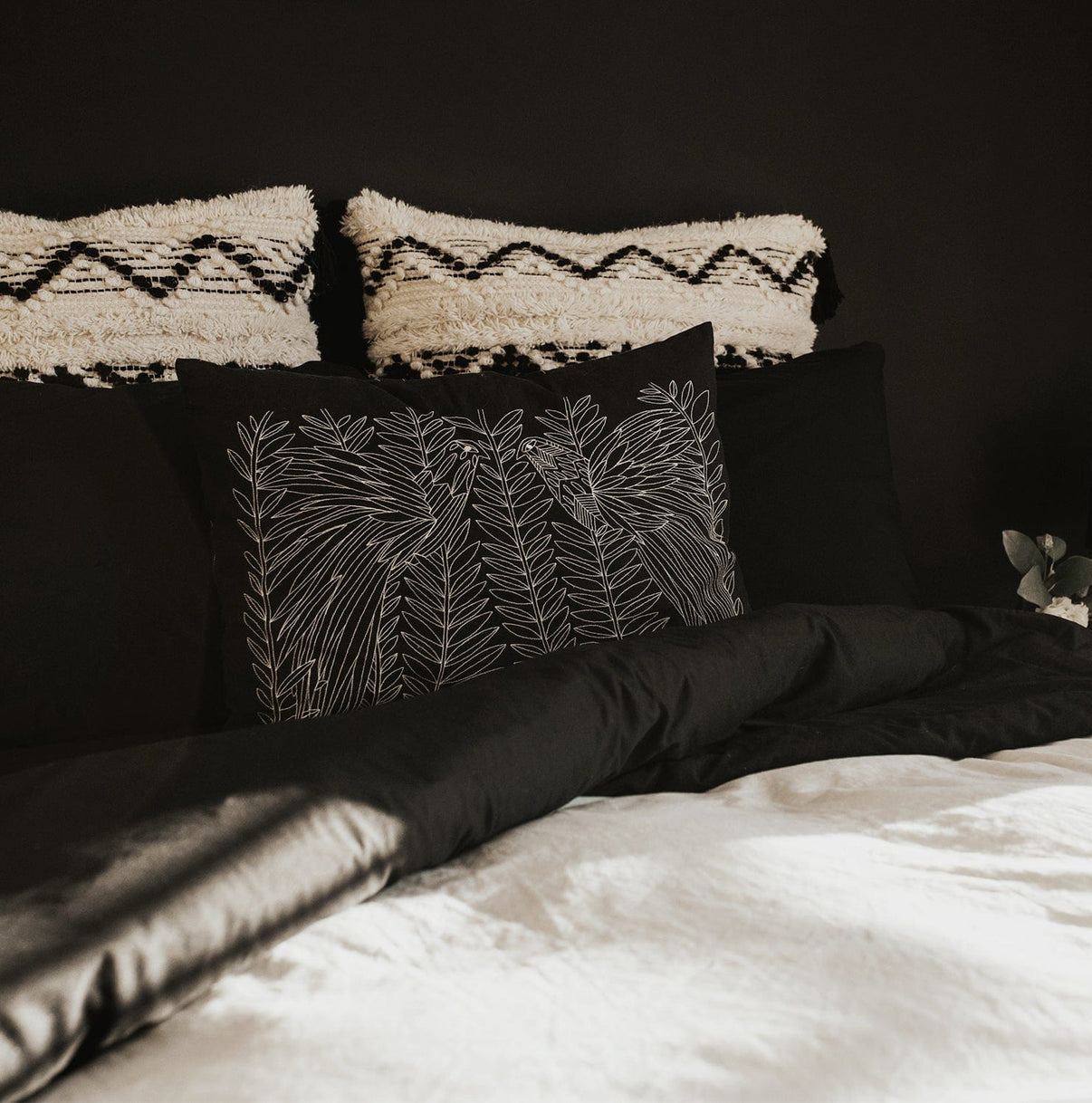 Midnight Black Sheet Set