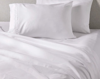 PeachSkinSheets white pillowcases