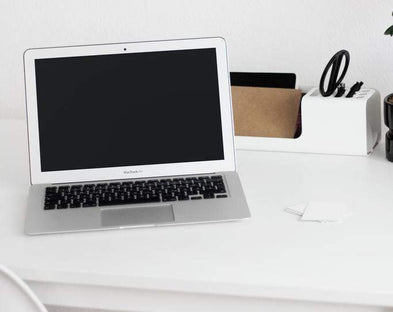 A neatly organized desk