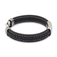 PeachPower Men's Leather Love Knot Bracelet