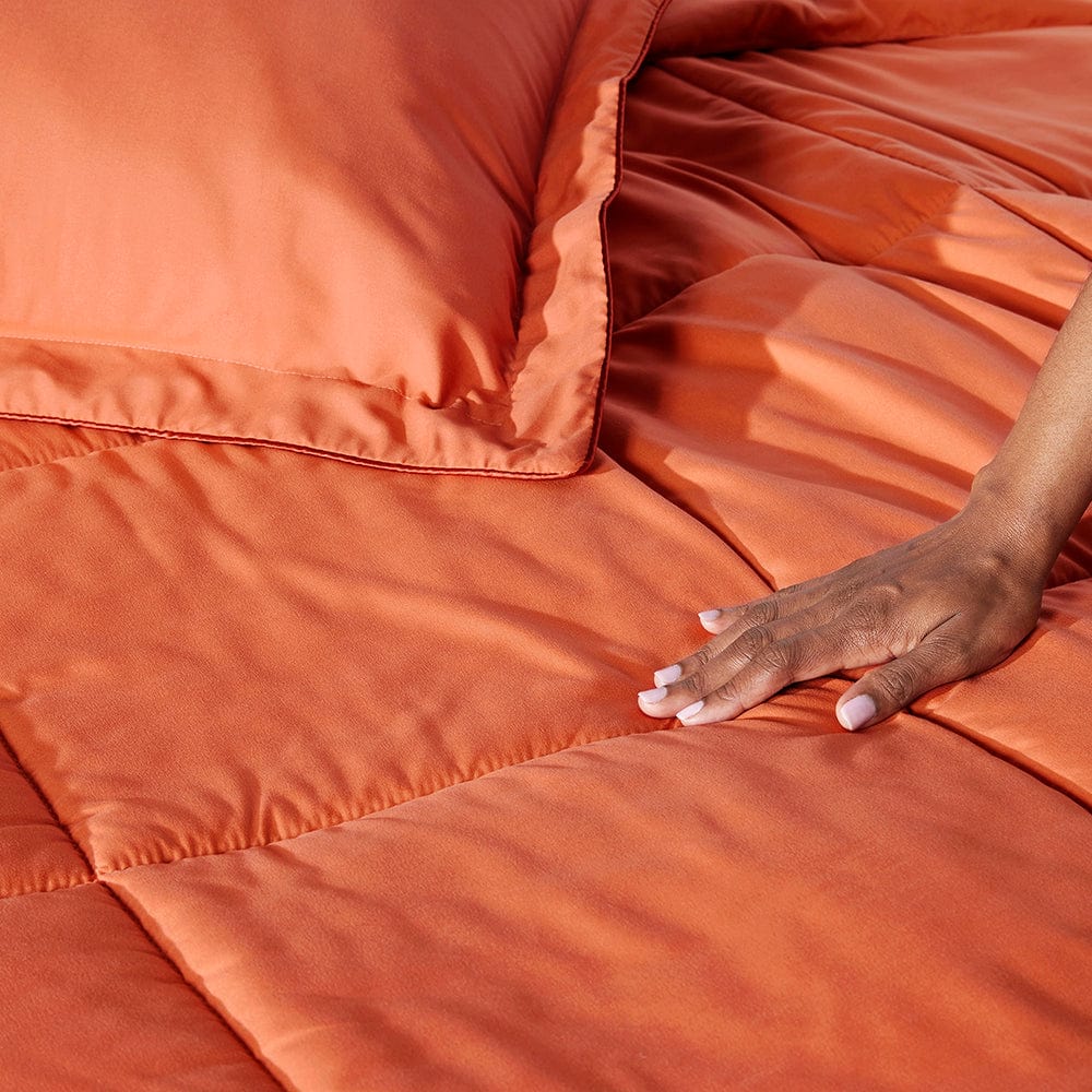Red Velvet Oversized Comforter Set