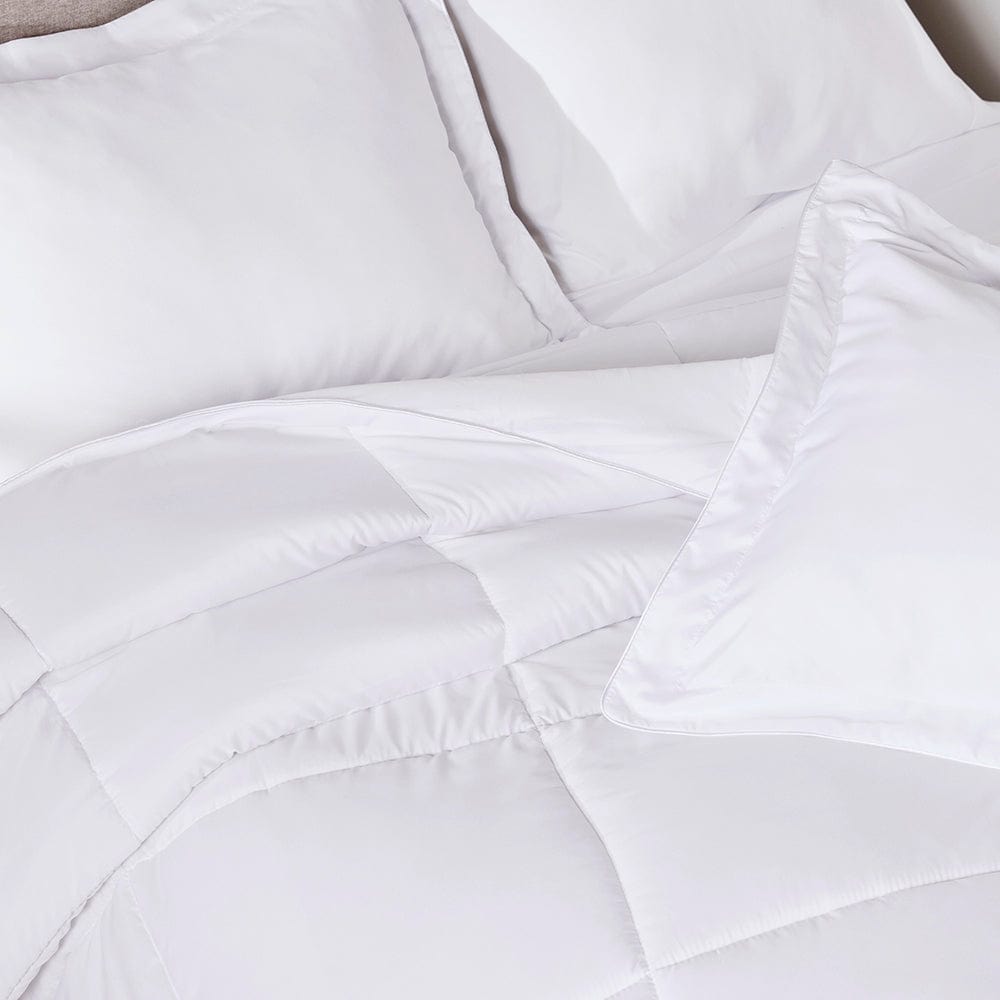 Classic White Oversized Comforter Set