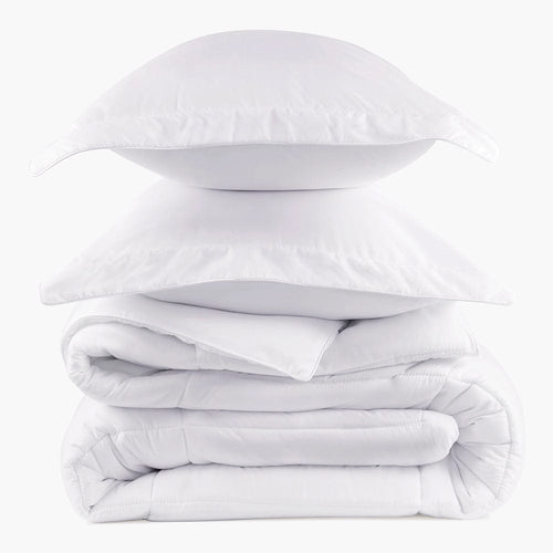 Classic White Oversized Comforter Set alternate