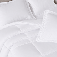 Classic White Oversized Comforter Set