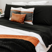 Midnight Black Sheet Set