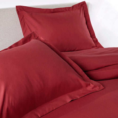 Deep Crimson Red Duvet Cover Set alternate