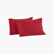 Deep Crimson Red Pillowcase Set