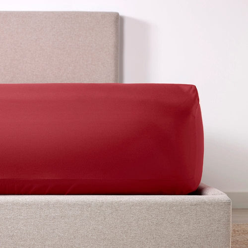 Deep Crimson Red Fitted Sheet