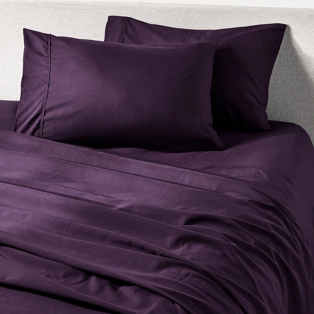 Eggplant Fitted Sheet