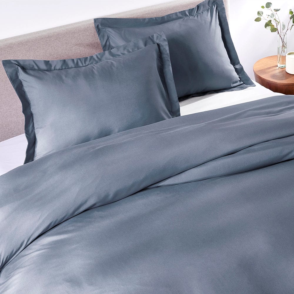 French Blue Duvet Cover Set