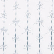 French Blue Ribbons and Bows Pillowcase Set