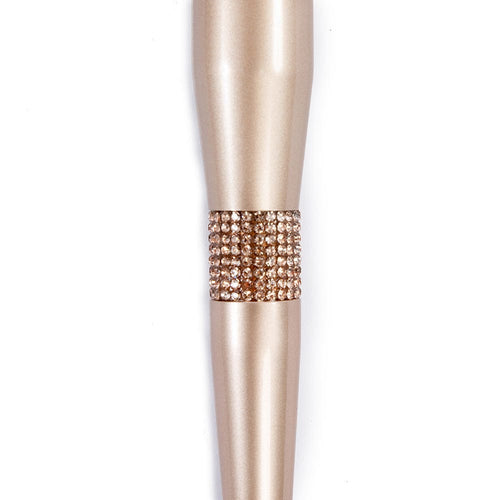 Pretty As A Peach 12pc Bling Makeup Brush Set - (Gold) alternate