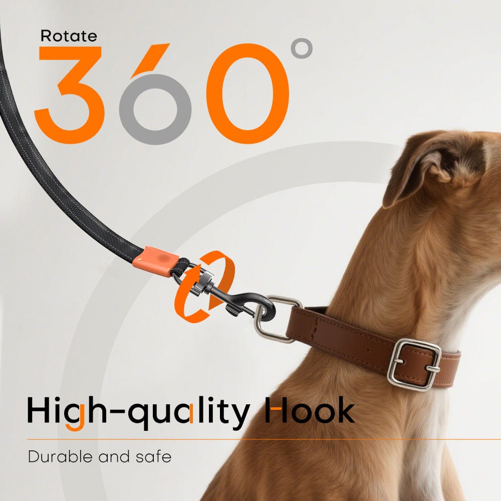 PeachSkinPets Retractable LED Light Up Pet Leash