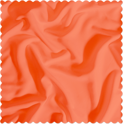 HOT CORAL - A vibrant, warm, orange-red true coral that is not as pink as watermelon or salmon