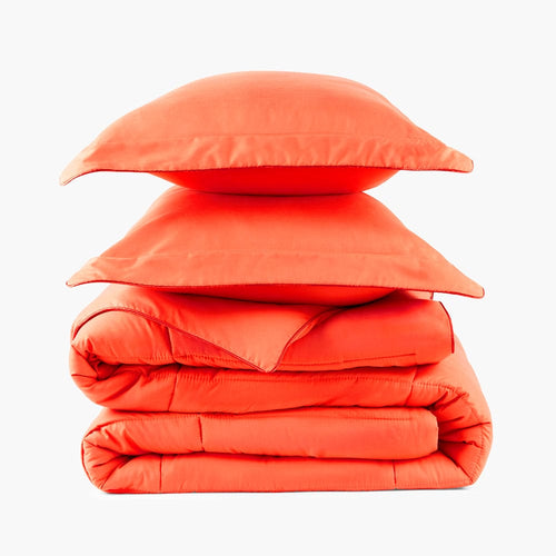 Hot Coral Oversized Comforter Set alternate