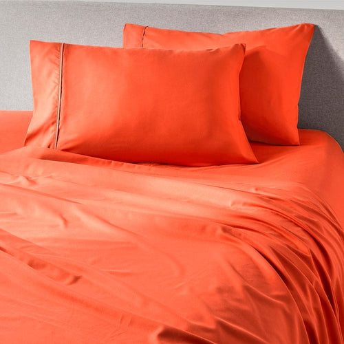 Hot Coral Pillowcase Set alternate