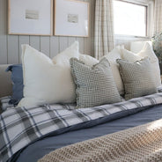 French Blue Plaid Sheet Set - PRESALE EVENT