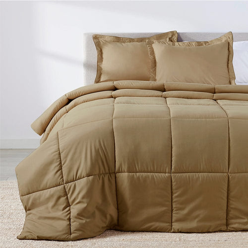 Light Mocha Oversized Comforter Set