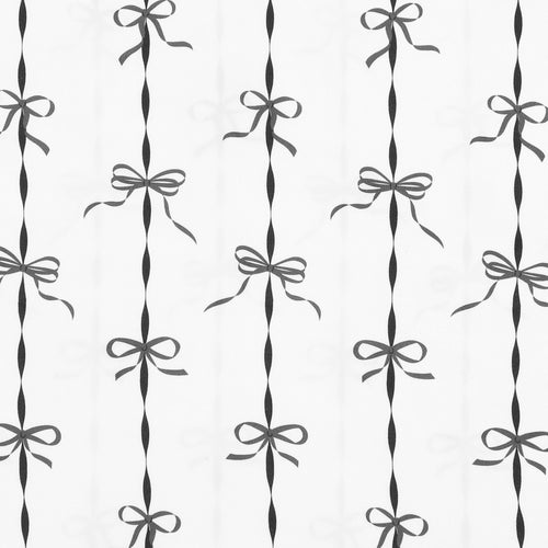 Midnight Black Ribbons and Bows Sheet Set - PRESALE EVENT alternate