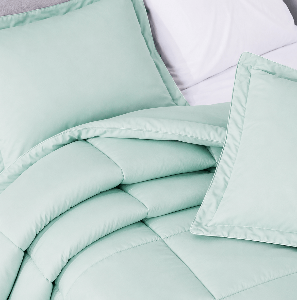 Mint Julep Oversized Comforter Set – The Original PeachSkinSheets®