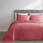 Retro Rose Oversized Quilt Set