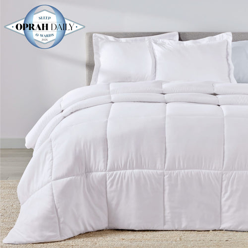 Classic White Oversized Comforter Set