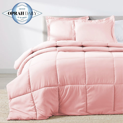 Cotton Candy Pink Oversized Comforter Set